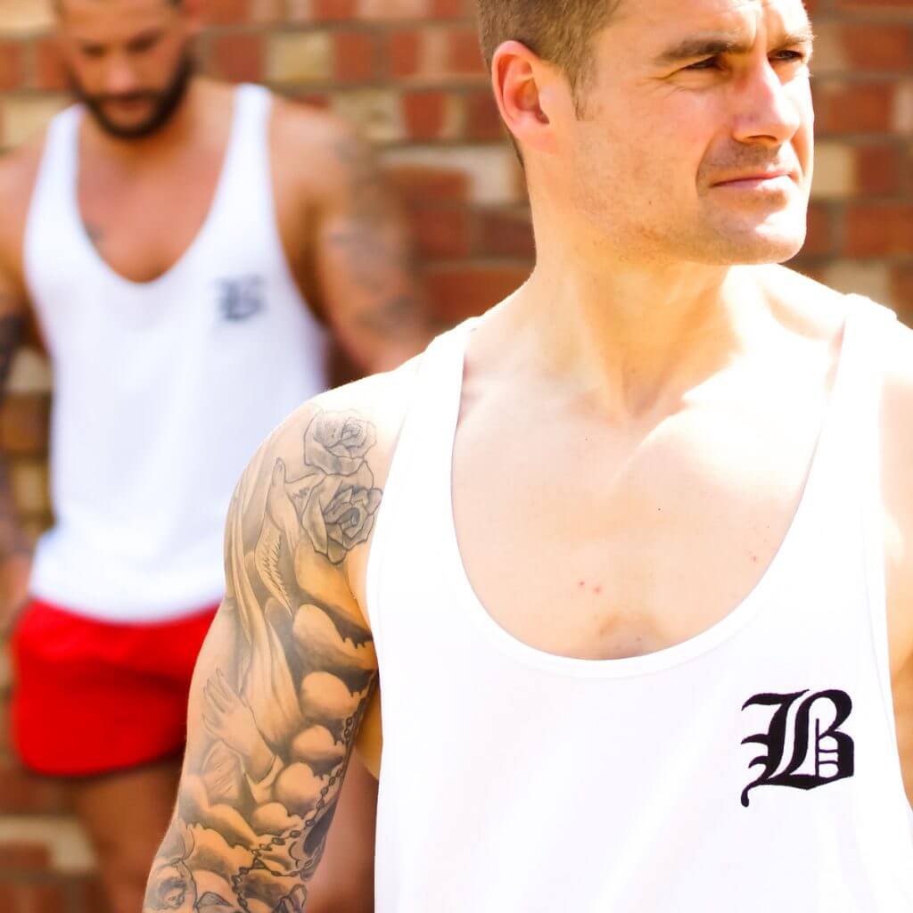 White Stringer Vest